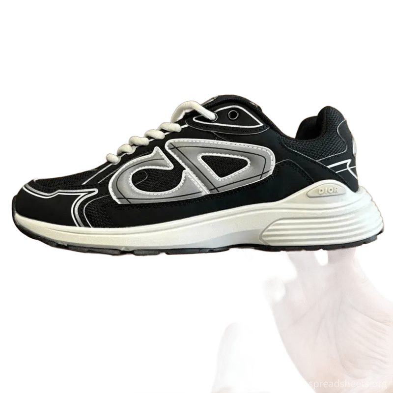 Dior Black Leather Sneakers | Unisex Fashion