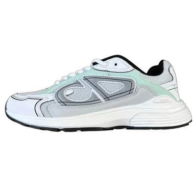 Dior Grey White Green Sneakers: Unisex Comfort & Style