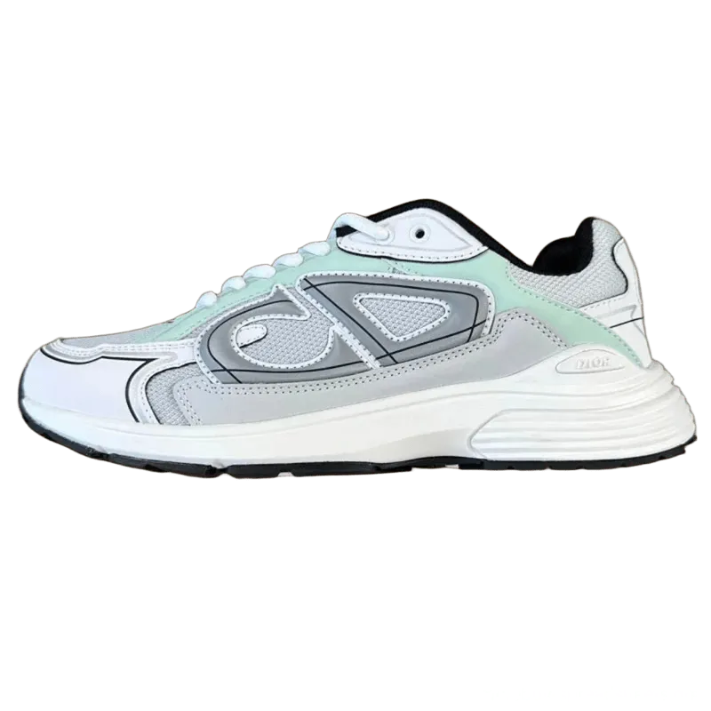 Dior Grey White Green Sneakers: Unisex Comfort & Style