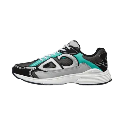 Dior Mesh Sneakers: Black, Grey & Green | Unisex Sport Shoes