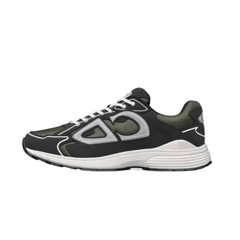 Dior Sport Black & Green Mesh Sneakers: Unisex Breathable Shoes