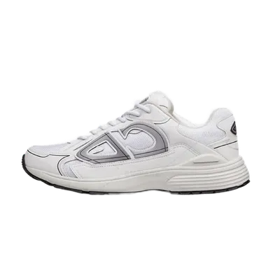 Dior White Leather Mesh Unisex Sneakers | Casual Shoes
