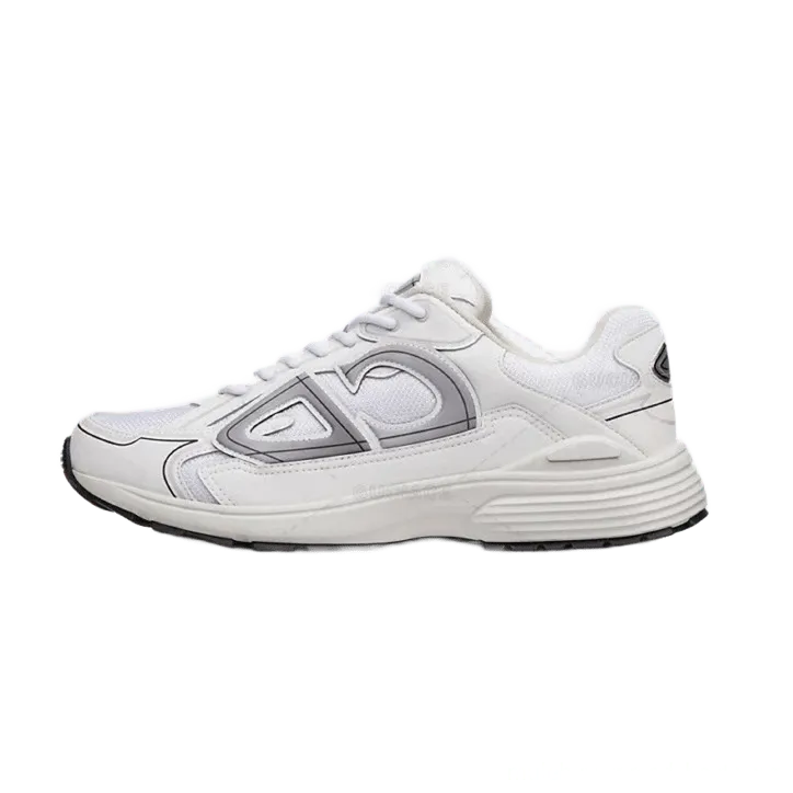 Dior White Leather Mesh Unisex Sneakers | Casual Shoes