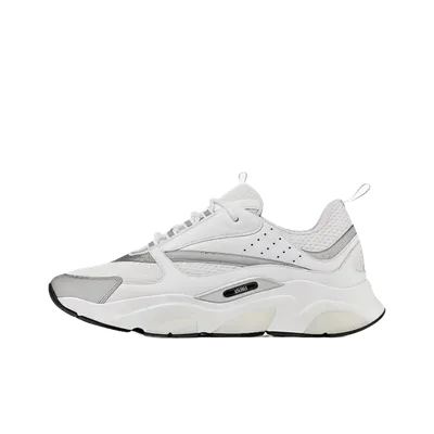 Dior White Leather Sneakers: Breathable Mesh, Unisex & Comfortable