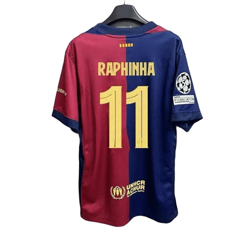 FC Barcelona Red & Blue Mesh Soccer Jersey - Quick Dry