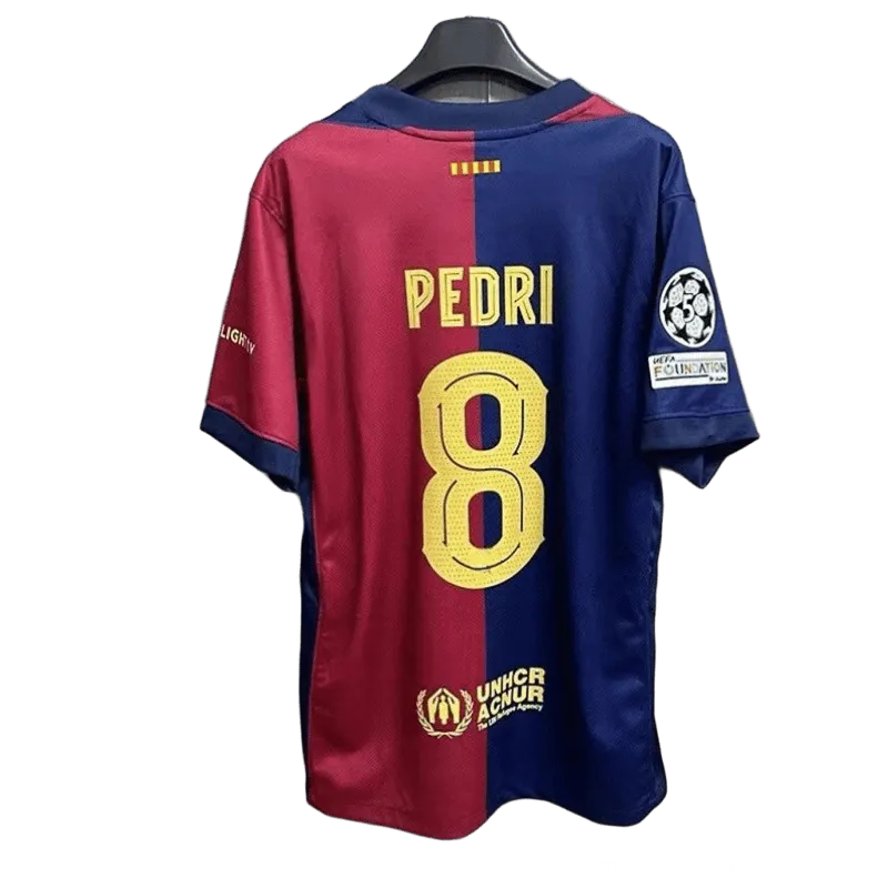 FC Barcelona Jersey: Red & Blue Stripes, Quick-Dry Sportswear