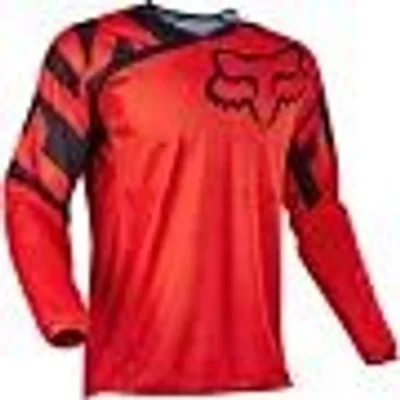 Fox Racing Red Black MX Jersey Men's Quick-Dry Motorcycle Shirt