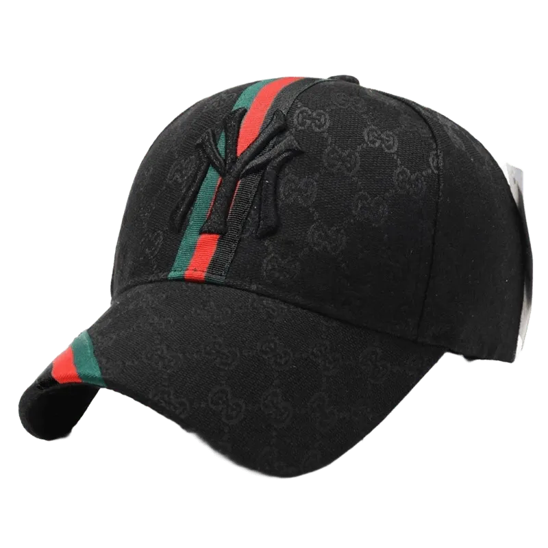 Gucci GG Logo Black Baseball Cap: Unisex Luxury Hat