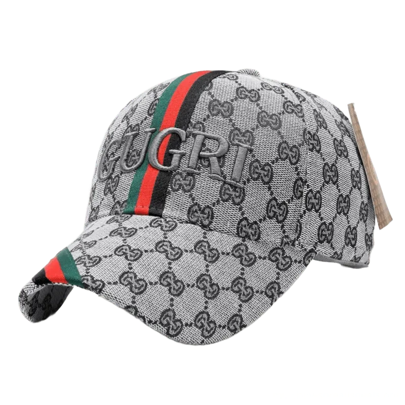 Gucci GG Logo Grey Baseball Cap - Unisex