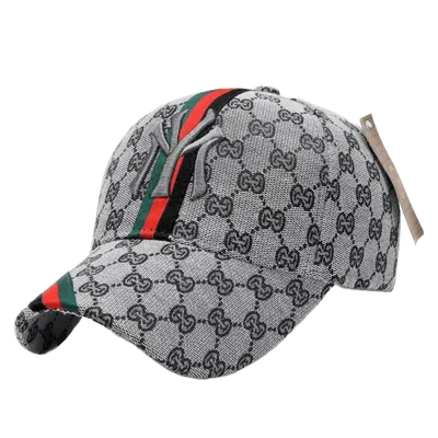 Gucci GG Grey Baseball Cap for Men & Women | Summer Sun Hat