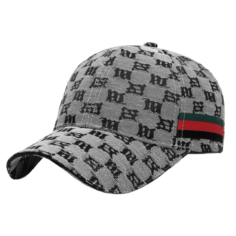 Gucci Grey GG Print Baseball Cap: Unisex Summer Hat