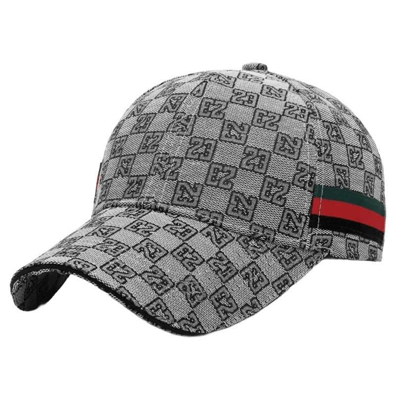 Gucci Grey Iconic Logo Baseball Cap, Unisex Sun Hat