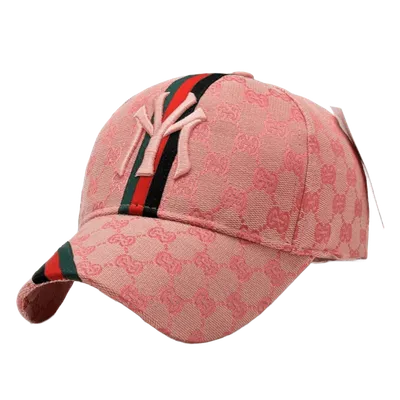 Gucci Pink GG Print Baseball Cap Unisex Sun Hat