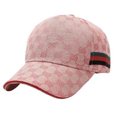Gucci Pink GG Vintage Baseball Cap Unisex