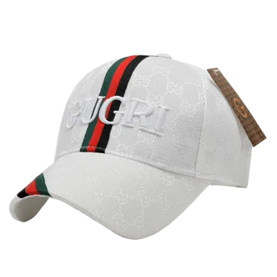 Gucci White GG Baseball Cap: Retro Unisex Hat