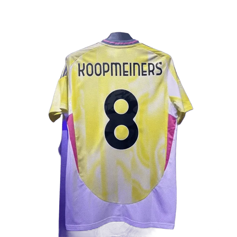 Koopmeiners Yellow Football Jersey: Quick-Dry Polyester