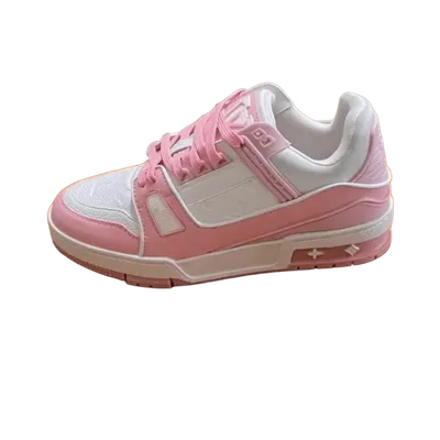 Louis Vuitton Pink Minimalist Sneakers | Unisex Daily Shoes