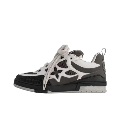 Louis Vuitton Star Leather Mesh Sneakers - Black & White