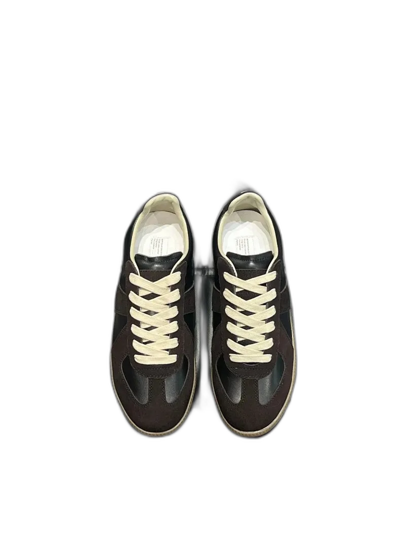 Maison Margiela Brown Leather & Suede Unisex Sneakers
