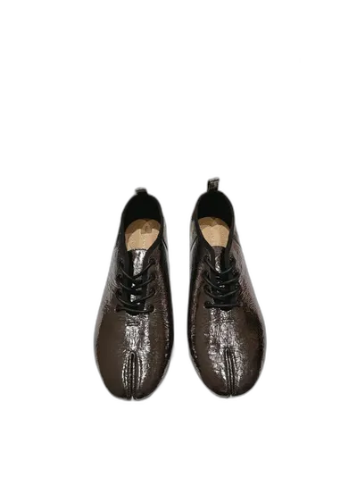 Maison Margiela Brown Leather Unisex Tabi Boots