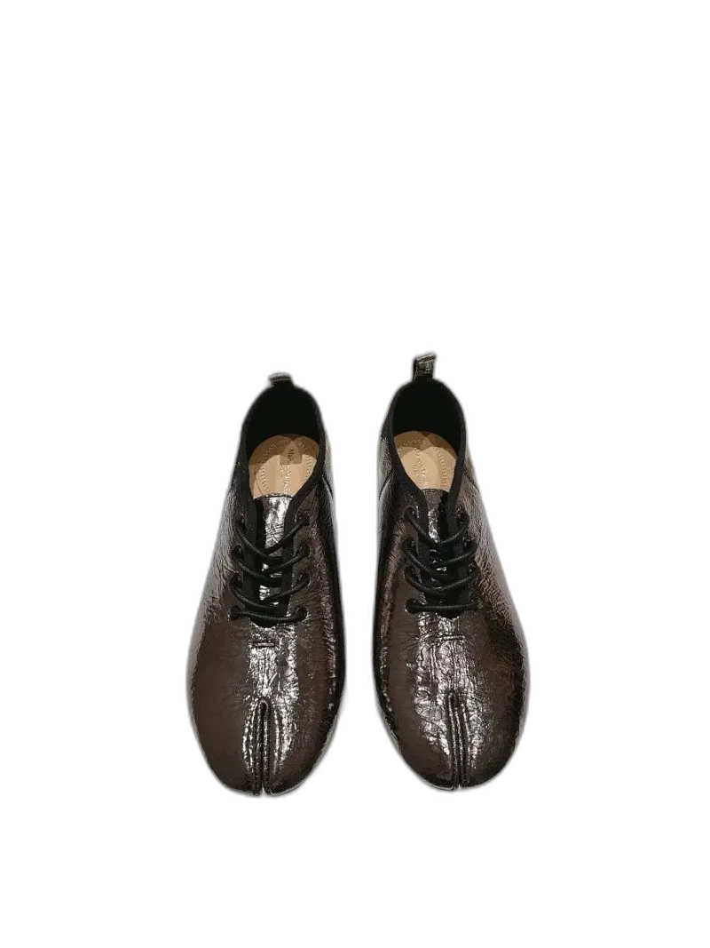 Maison Margiela Brown Leather Unisex Tabi Boots