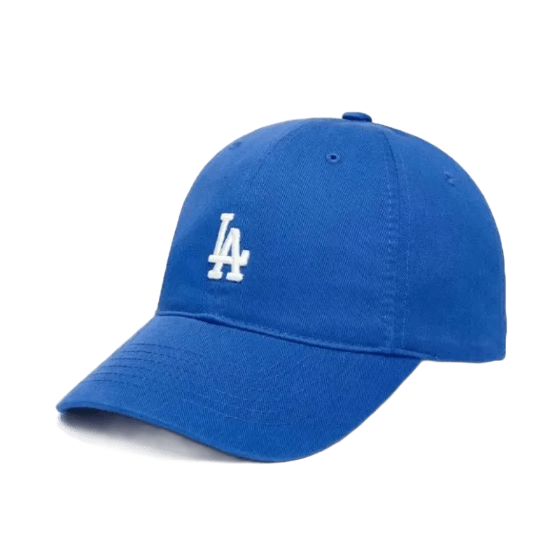 MLB LA Blue Cotton Baseball Cap | Retro Unisex Street Hat