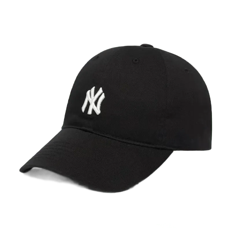 MLB Black NY Cap: Unisex Retro Cotton Baseball Hat