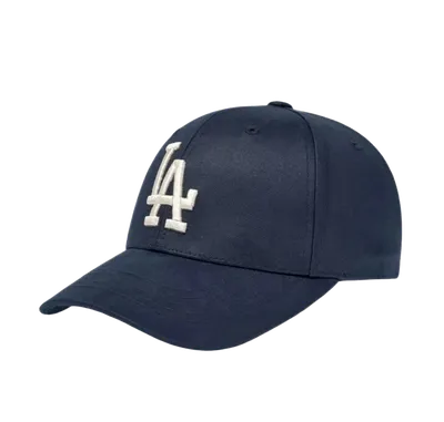 MLB Classic Navy Cotton Baseball Cap: LA Embroidery, Unisex