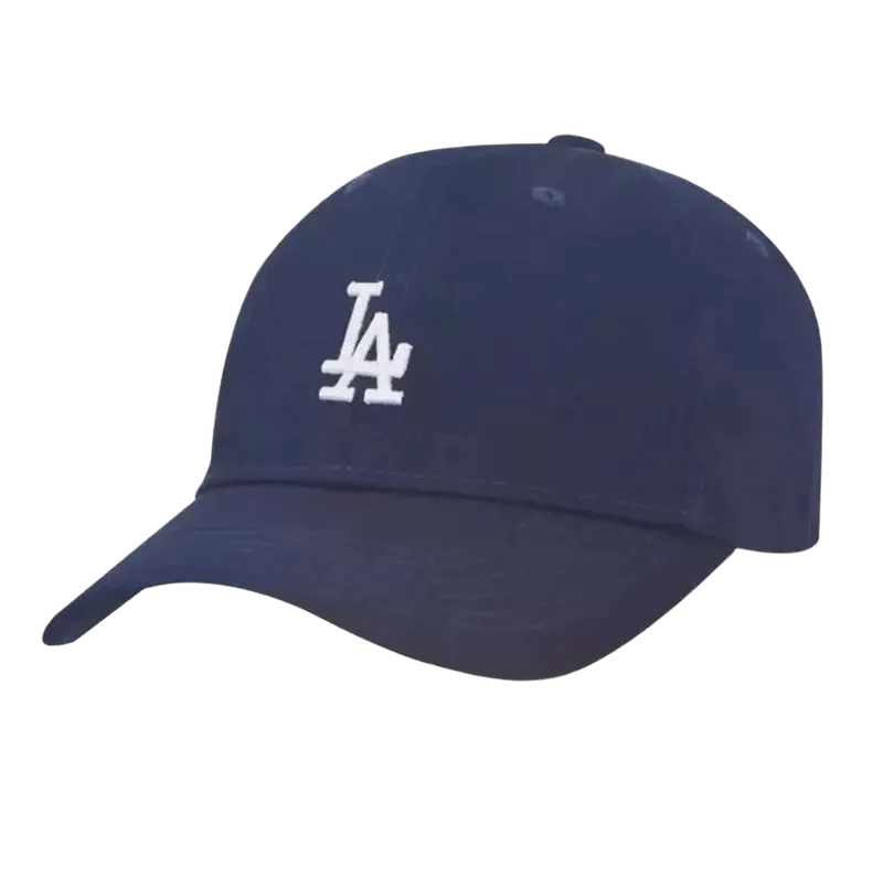MLB Classic Navy Cotton Baseball Cap with LA Embroidery