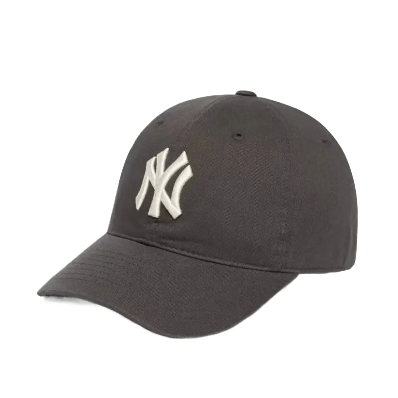 MLB NY Dark Grey Cotton Baseball Cap for Men & Women