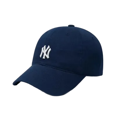 MLB NY Navy Cotton Baseball Cap Unisex Adjustable
