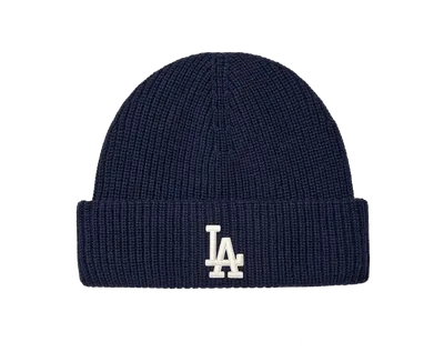 MLB Navy LA Wool Knit Cap - Winter Unisex