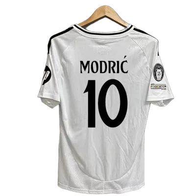 Modric 10 White Breathable Quick-Dry Football Jersey