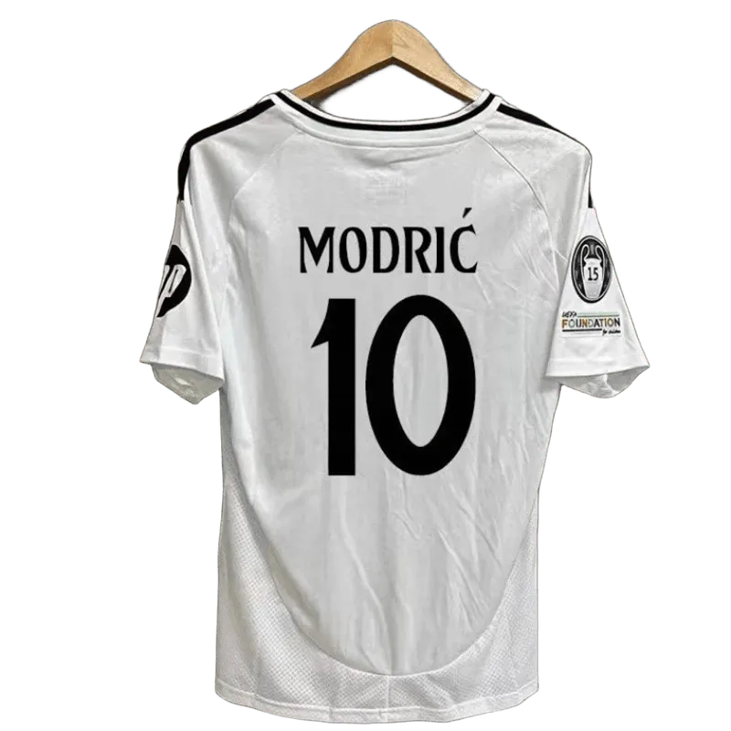 Modric 10 White Breathable Quick-Dry Football Jersey