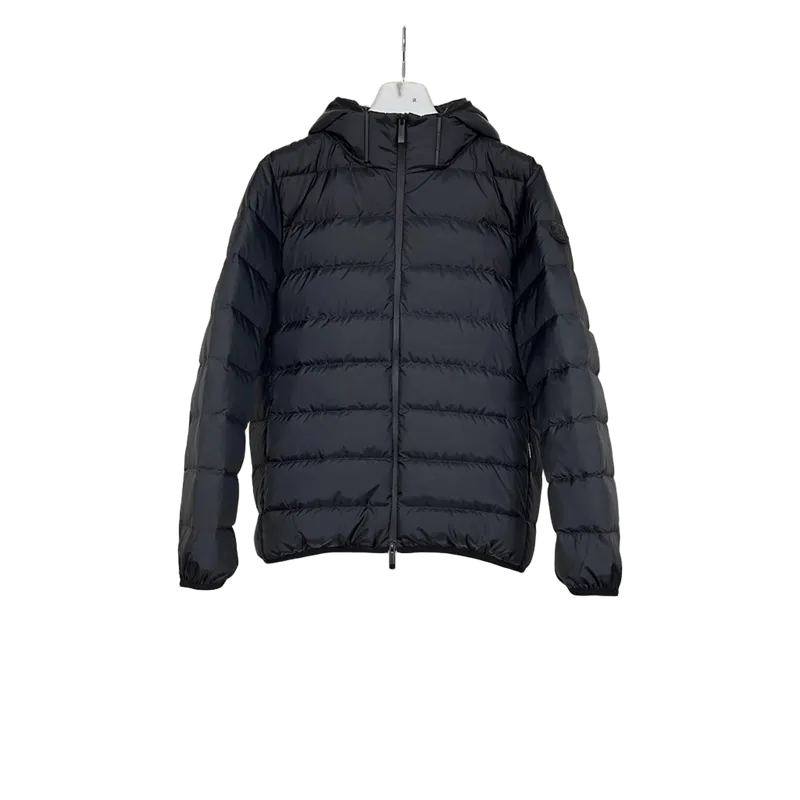Moncler Black Down Jacket: Hooded Unisex Winter Coat
