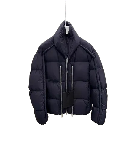 Moncler Black Down Jacket: Warm Unisex Winter Coat