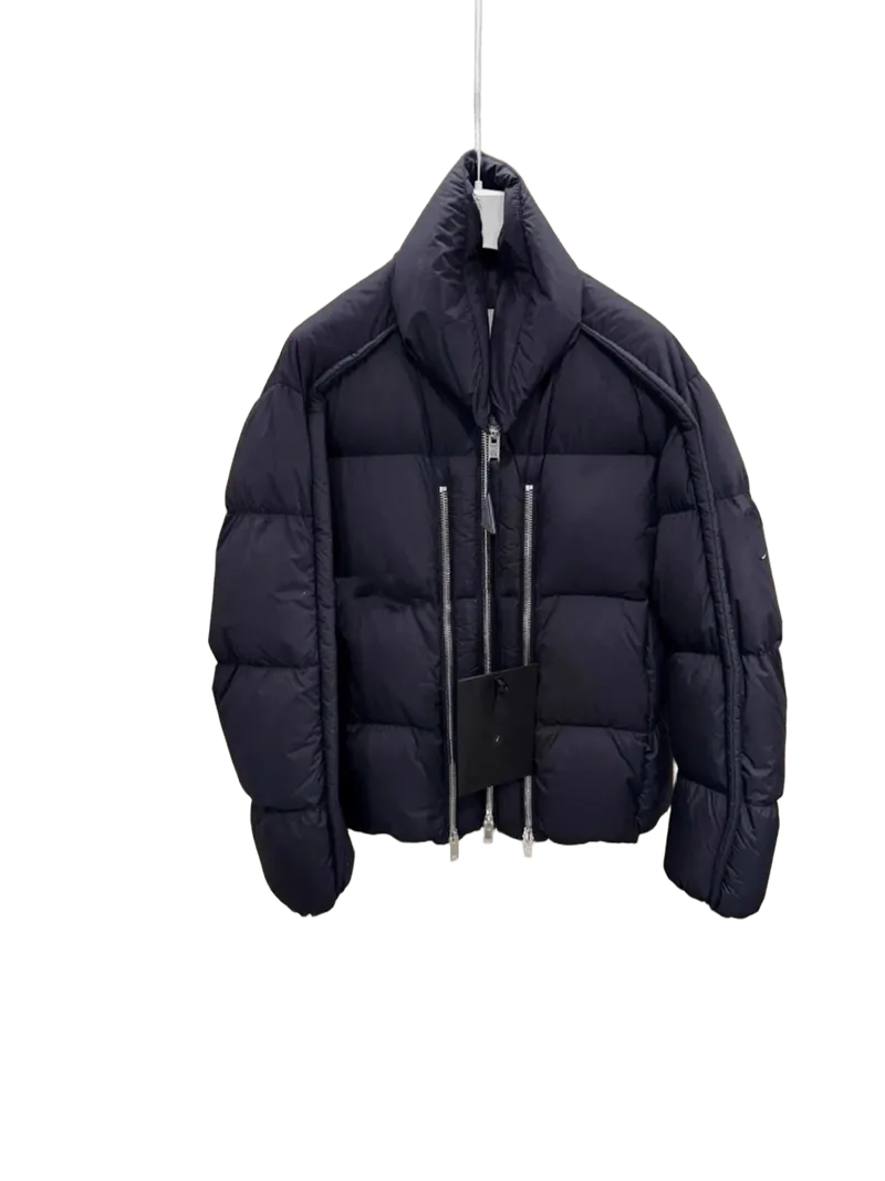 Moncler Black Down Jacket: Warm Unisex Winter Coat