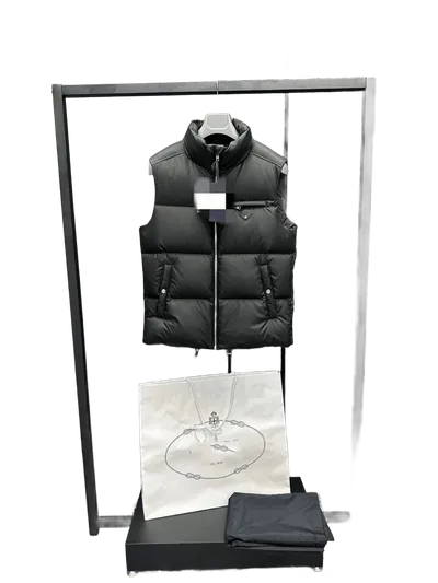 Moncler Men's Black Quilted Puffer Vest