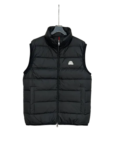 Moncler Black Unisex Down Vest | Classic Puffer