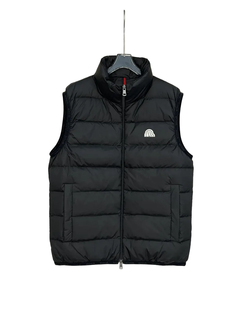 Moncler Black Unisex Down Vest | Classic Puffer
