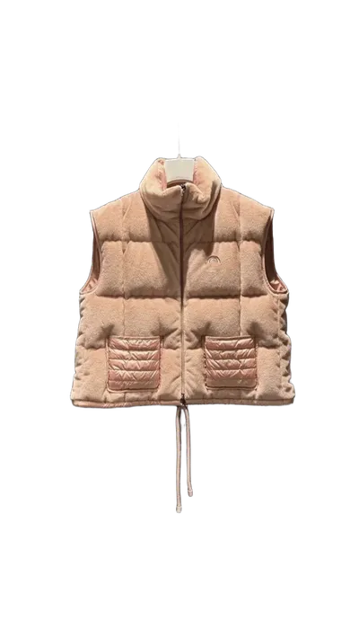 Moncler Pink Quilted Vest for Women: Warm & Classic