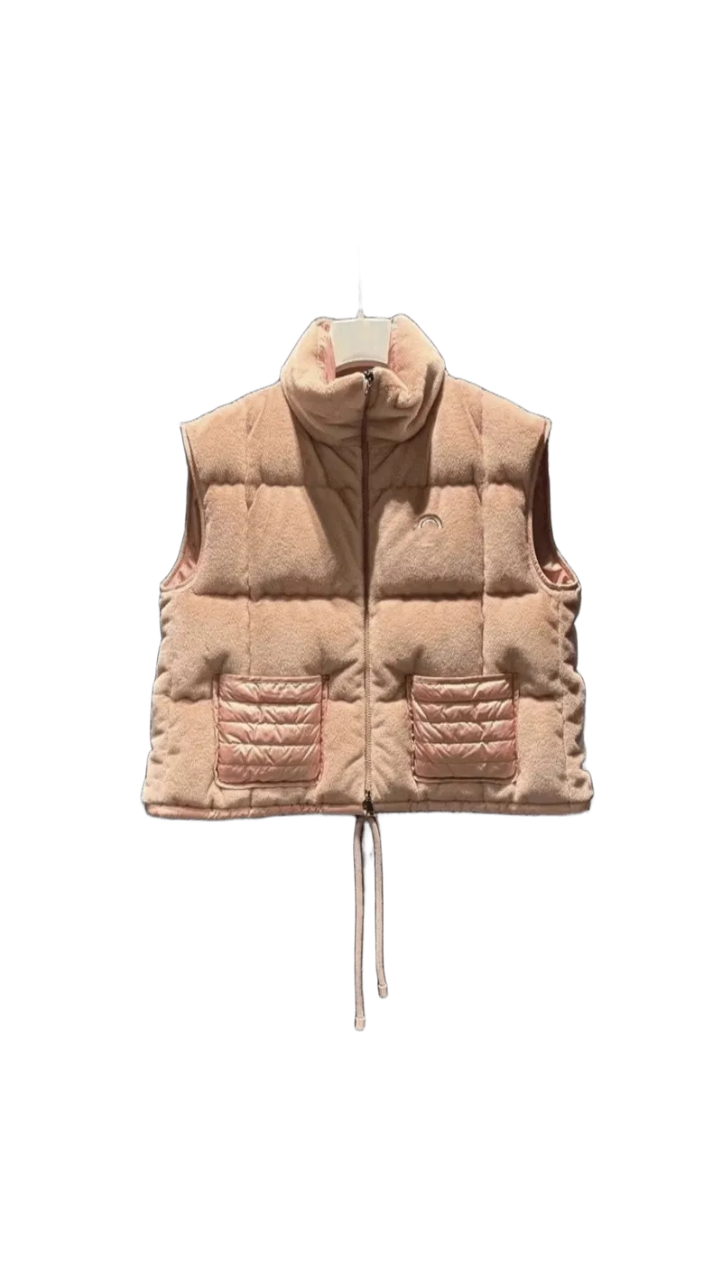 Moncler Pink Quilted Vest for Women: Warm & Classic