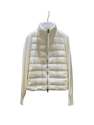 Moncler White Puffer Jacket: Unisex Winter Down Coat