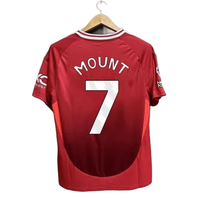 MOUNT 7 Men's Soccer Jersey - Red Quick-Dry Breathable