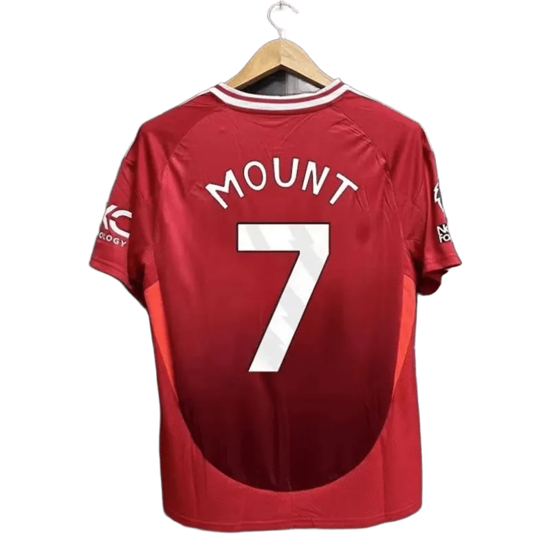 MOUNT 7 Men's Soccer Jersey - Red Quick-Dry Breathable