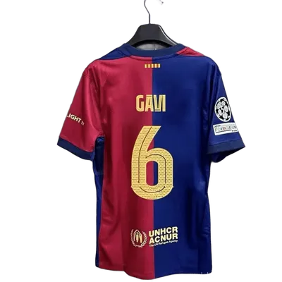 Nike GAVI 6 Red Blue Soccer Jersey - Moisture Wicking