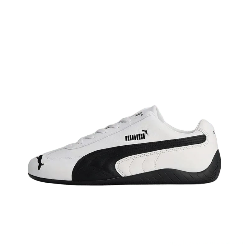 Puma Classic Leather Sneakers Black White Retro Unisex
