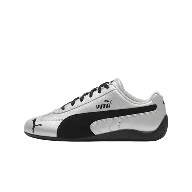 Puma Classic Leather Sneakers: Black & White Retro Comfort