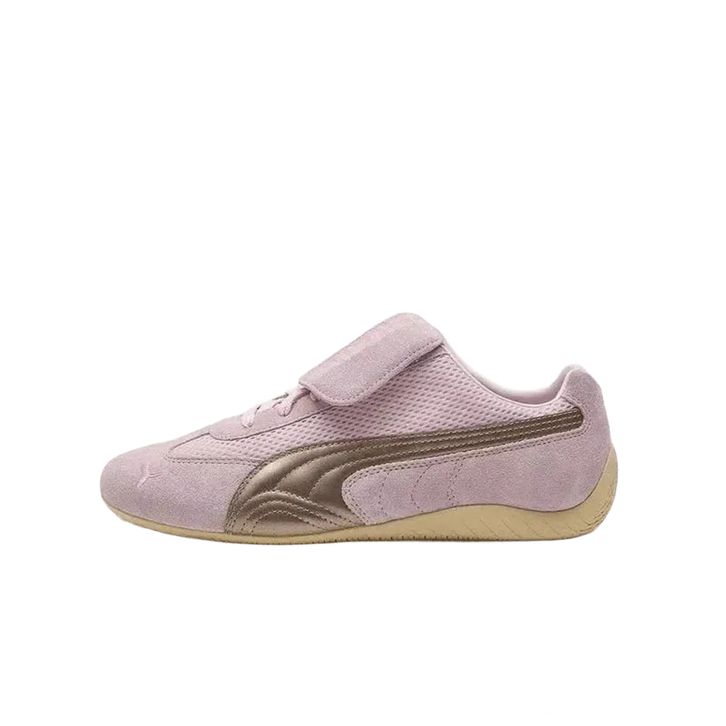 Puma Classic Pink Suede Unisex Sneakers with Strap