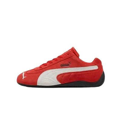 Puma Classic Red Suede Unisex Retro Sneakers